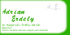 adrian erdely business card