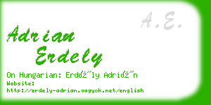 adrian erdely business card